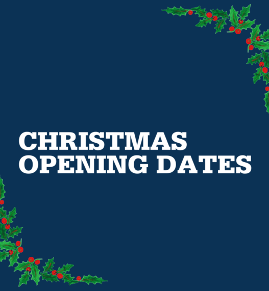 Our Christmas opening dates 